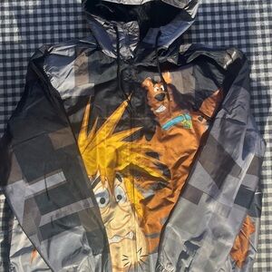 Scooby Doo Members Only Black and Gray Windbreaker